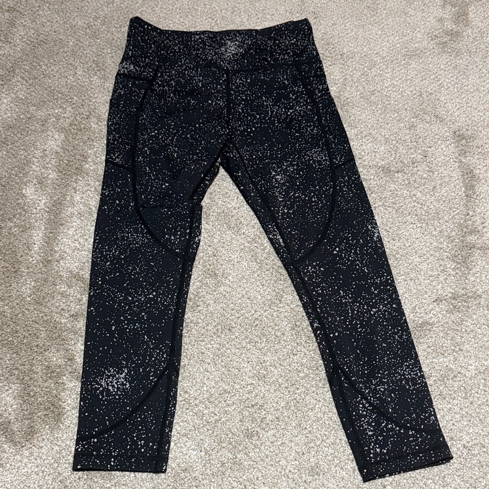 Women's Black Sparkle Leggings